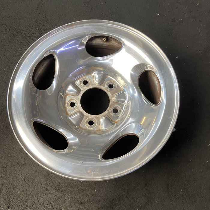16" FORD F150 PICKUP 00 14mm lug , 16x7, aluminum, 5 swirl spokes Original OEM - View 8