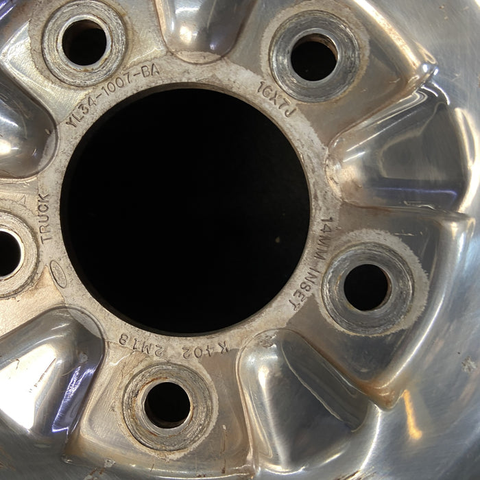 16" FORD F150 PICKUP 00 14mm lug , 16x7, aluminum, 5 swirl spokes Original OEM - View 9