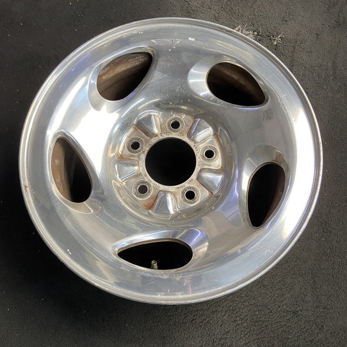16" FORD F150 PICKUP 00 14mm lug , 16x7, aluminum, 5 swirl spokes Original OEM - View 7