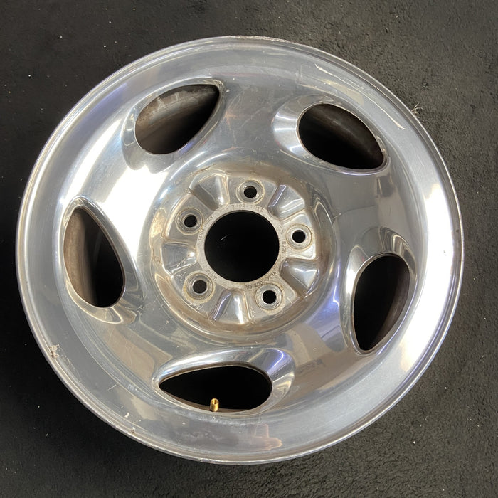 16" FORD F150 PICKUP 00 14mm lug , 16x7, aluminum, 5 swirl spokes Original OEM - View 7
