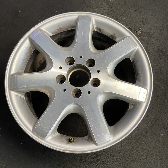 16" MERCEDES SLK 01 170 Type; SLK320, 16x7, 7 spoke Original OEM Wheel Rim - View 7