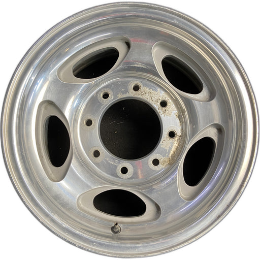 16" EXCURSION 00-05 , aluminum, 5 oval openings Original OEM Wheel Rim - Front View