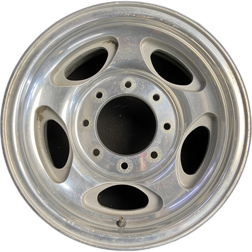 16" EXCURSION 00-05 , aluminum, 5 oval openings Original OEM Wheel Rim - Front View