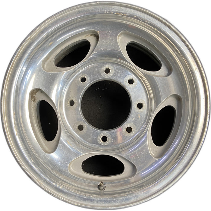 16" EXCURSION 00-05 , aluminum, 5 oval openings Original OEM Wheel Rim - Front View