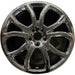 18" FUSION 10 18x7.5 , 10 spoke, w/ pockets, bowed shapes Original OEM Wheel Rim - Front View