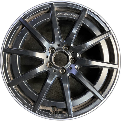 19" MERCEDES GLA-CLASS 21-23 247 Type, GLA45, 19x8 , black Original OEM Wheel - Front View