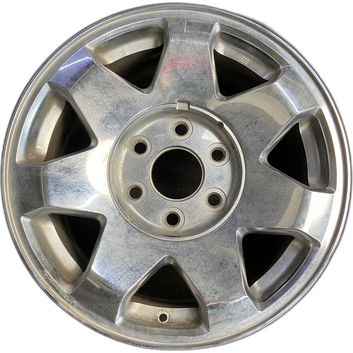 17" ESCALADE 03-06 17x7.5, , chrome finish Original OEM Wheel Rim - Front View