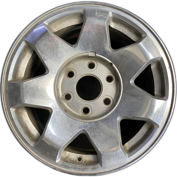 17" ESCALADE 03-06 17x7.5, , chrome finish Original OEM Wheel Rim - Front View