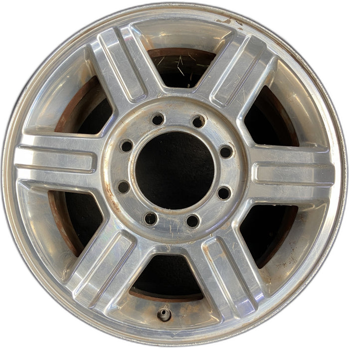 17" DODGE 2500 PICKUP 10-13 17x8, aluminum, 6 spoke, groove in spokes Original - Front View