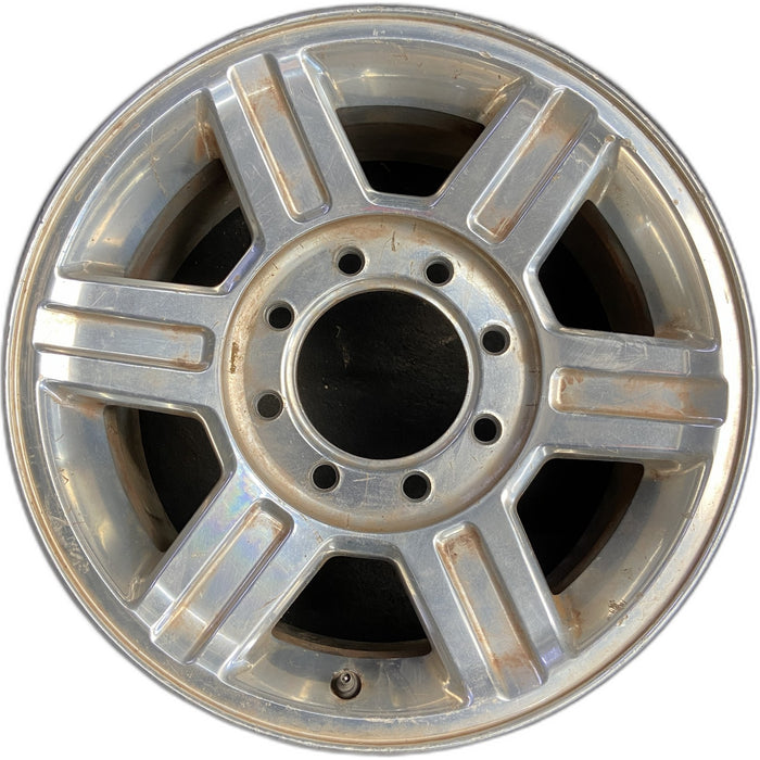 17" DODGE 2500 PICKUP 10-13 17x8, aluminum, 6 spoke, groove in spokes Original - Front View