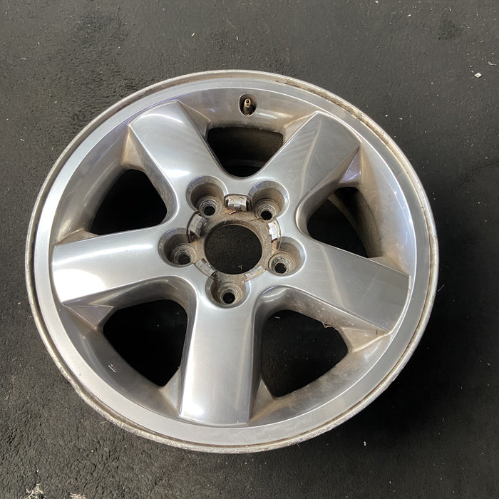 17" GRAND CHEROKEE 03-04 17x7.5, aluminum, 5 spoke, chrome finish, wide flat - View 8