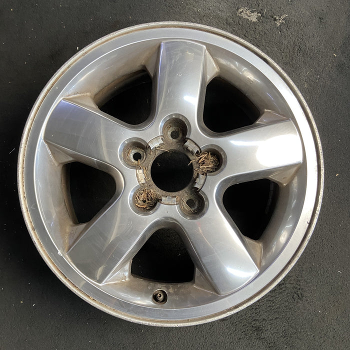 17" GRAND CHEROKEE 03-04 17x7.5, aluminum, 5 spoke, chrome finish, wide flat - Additional View