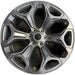 22" DODGE 1500 PICKUP 20-21 , 22x9, 6 spoke, opt WP9 Original OEM Wheel Rim - Front View