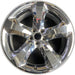 20" CHALLENGER 11-12 20x8, , chrome clad, lug nut centered between spokes - Front View