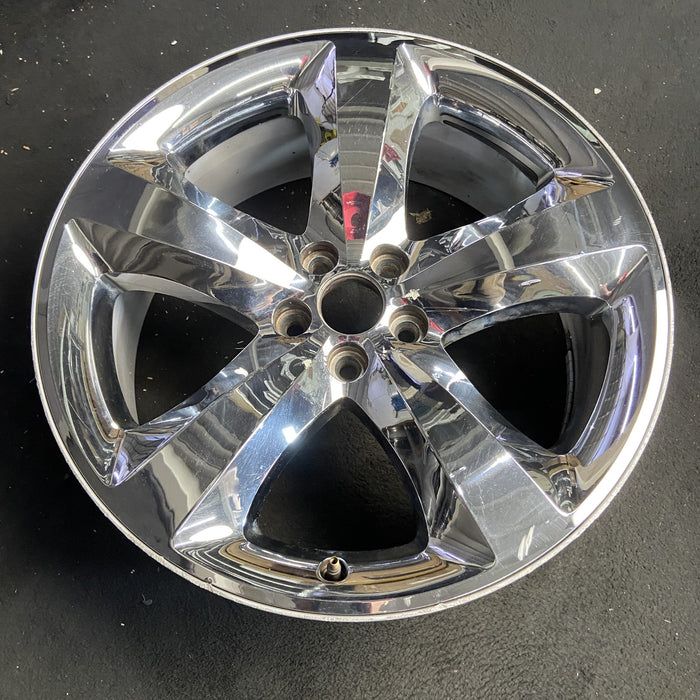 20" CHALLENGER 11-12 20x8, , chrome clad, lug nut centered between spokes - View 7