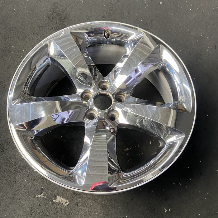 20" CHALLENGER 11-12 20x8, , chrome clad, lug nut centered between spokes - View 8