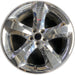 20" CHALLENGER 11-12 20x8, , chrome clad, lug nut centered between spokes - Front View