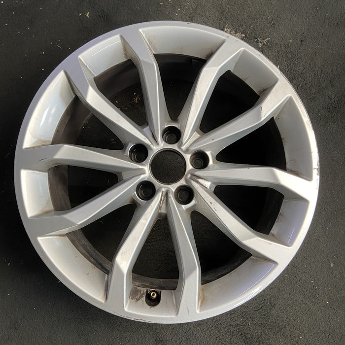 18" AUDI A4 19 18x8 , 10 V spoke Original OEM Wheel Rim - Additional View