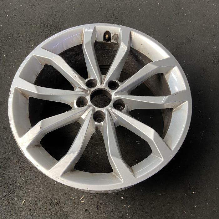 18" AUDI A4 19 18x8 , 10 V spoke Original OEM Wheel Rim - View 8