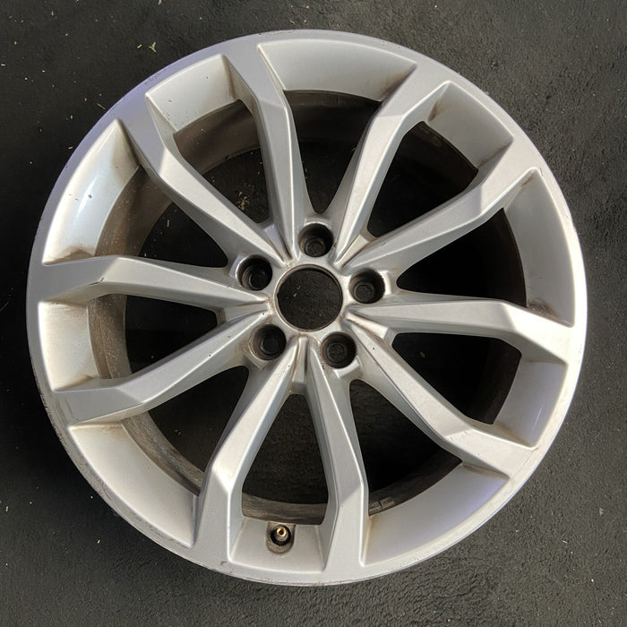 18" AUDI A4 19 18x8 , 10 V spoke Original OEM Wheel Rim - Additional View