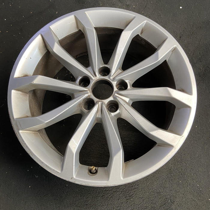 18" AUDI A4 19 18x8 , 10 V spoke Original OEM Wheel Rim - View 7