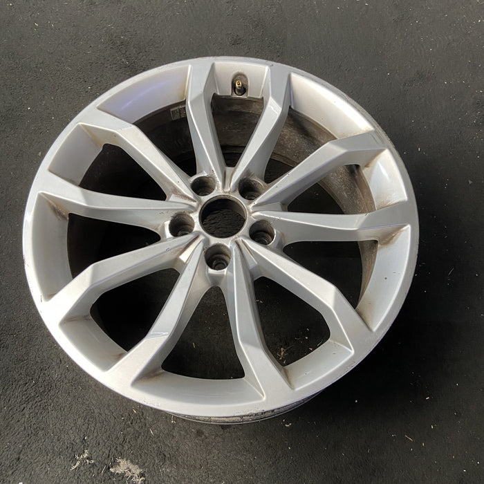 18" AUDI A4 19 18x8 , 10 V spoke Original OEM Wheel Rim - View 8