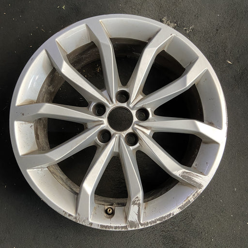 18" AUDI A4 19 18x8 , 10 V spoke Original OEM Wheel Rim - Additional View