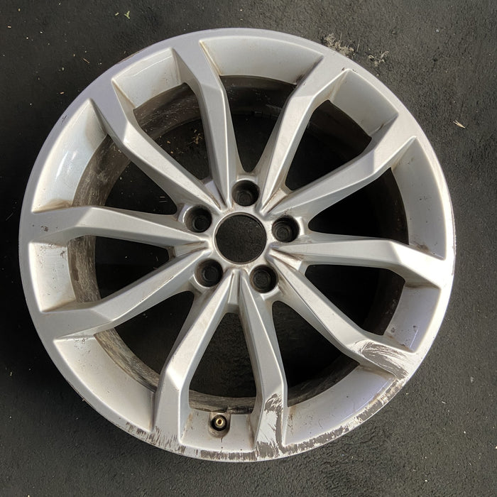 18" AUDI A4 19 18x8 , 10 V spoke Original OEM Wheel Rim - Additional View