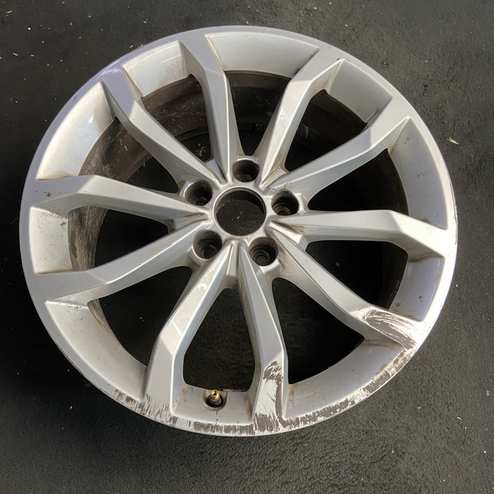 18" AUDI A4 19 18x8 , 10 V spoke Original OEM Wheel Rim - View 7