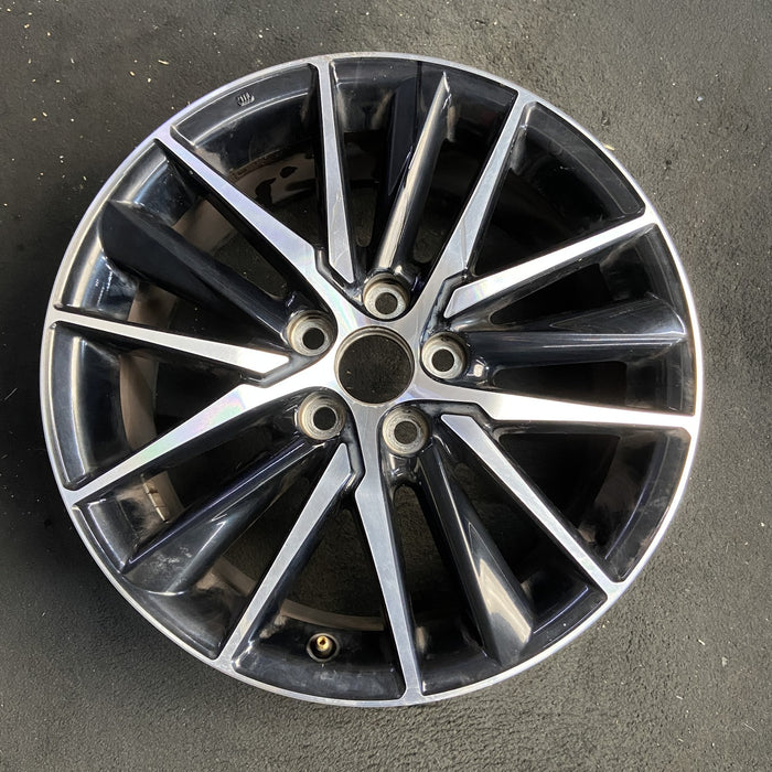 18" CAMRY 21-24 18x8 , 15 spoke , black Original OEM Wheel Rim - Additional View