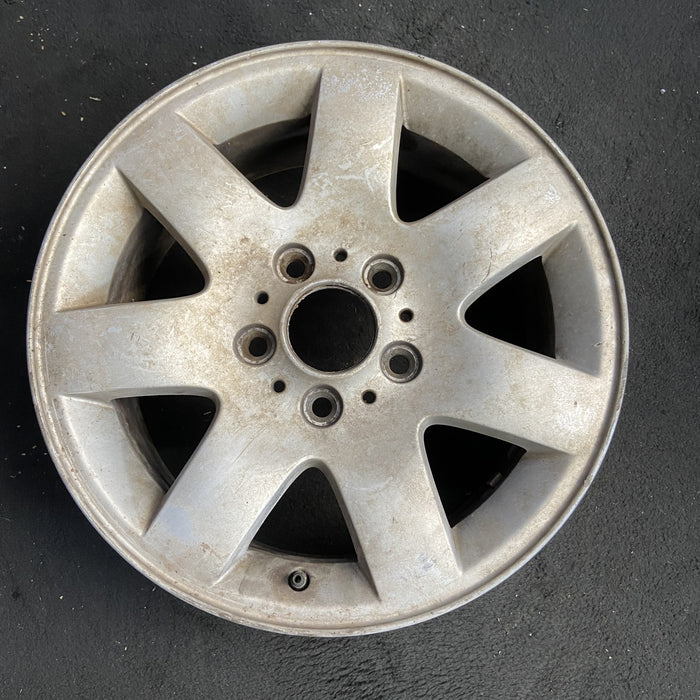 16" BMW 320i 01-05 , 16x7, alloy, 7 spoke, flat spoke Original OEM Wheel Rim - Additional View
