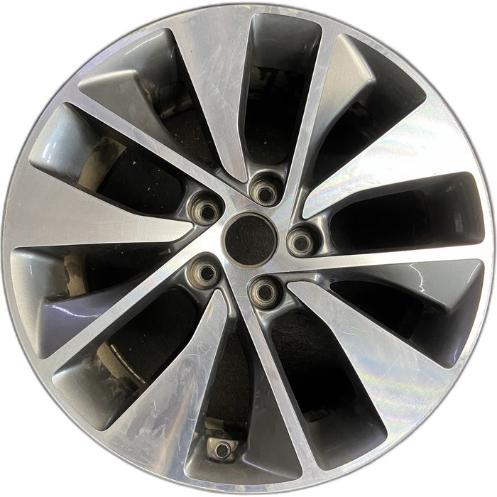 18" OPTIMA 16-19 18x7.5 , 10 spoke Original OEM Wheel Rim - Front View