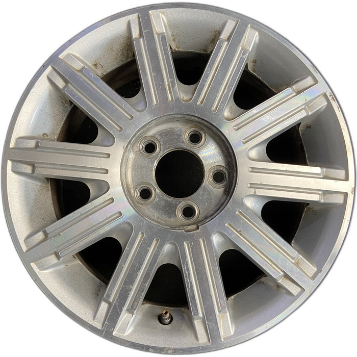 17" LINCOLN & TOWN CAR 06-11 17x7" , 10 spoke Original OEM Wheel Rim - Front View