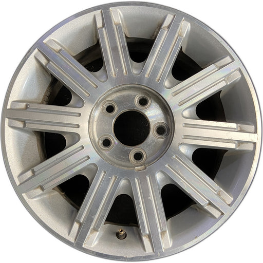 17" LINCOLN & TOWN CAR 06-11 17x7" , 10 spoke Original OEM Wheel Rim - Front View