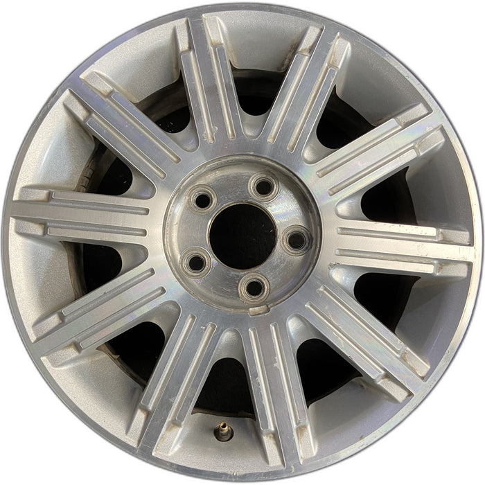 17" LINCOLN & TOWN CAR 06-11 17x7" , 10 spoke Original OEM Wheel Rim - Front View