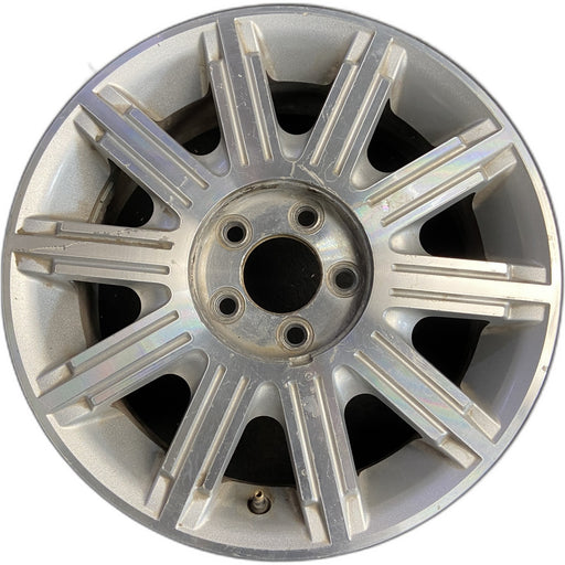 17" LINCOLN & TOWN CAR 06-11 17x7" , 10 spoke Original OEM Wheel Rim - Front View