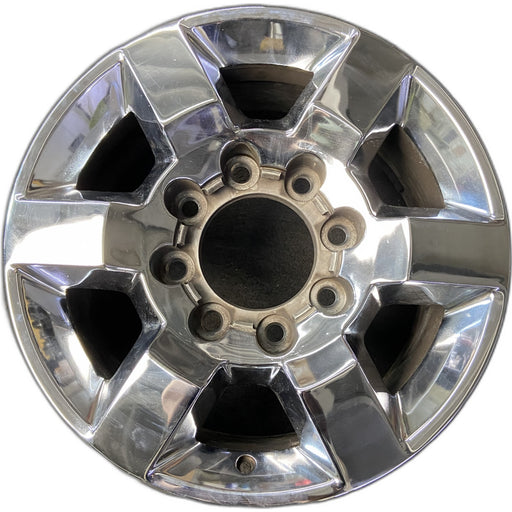 18" SIERRA 2500 PICKUP 15-18 18x8, aluminum, 6 spoke, flat spoke Original OEM - Front View