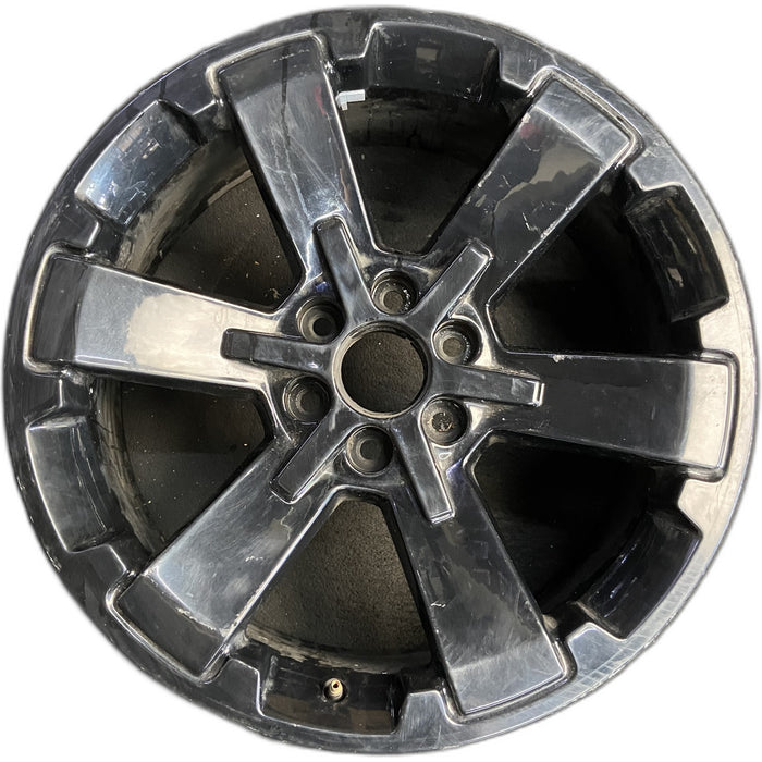 22" ESCALADE 15-20 22x9, 6 spoke, single, black Original OEM Wheel Rim - Front View