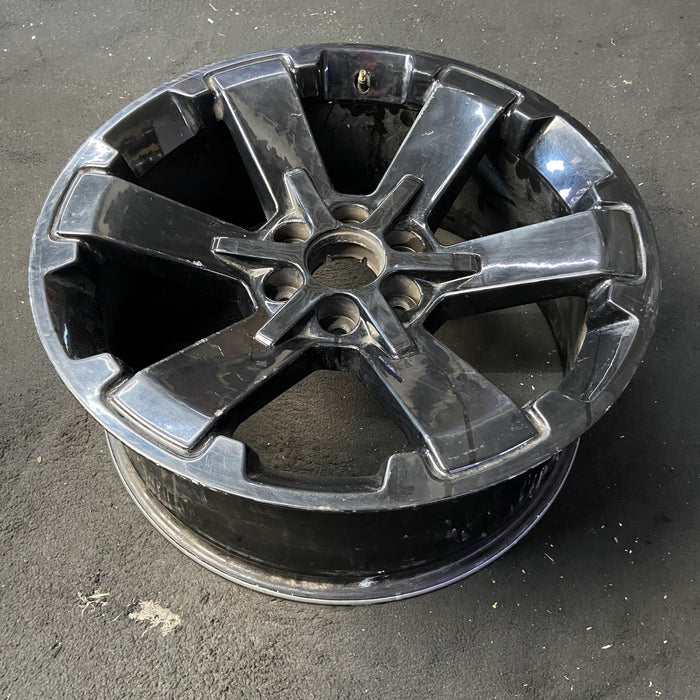 22" ESCALADE 15-20 22x9, 6 spoke, single, black Original OEM Wheel Rim - View 8