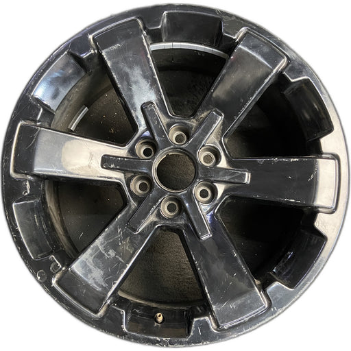 22" ESCALADE 15-20 22x9, 6 spoke, single, black Original OEM Wheel Rim - Front View