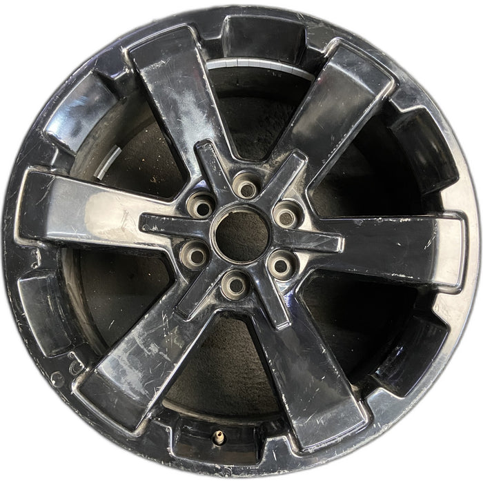 22" ESCALADE 15-20 22x9, 6 spoke, single, black Original OEM Wheel Rim - Front View
