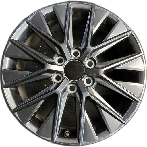 20" GX550 24-25 20x7.5 , dark gray Original OEM Wheel Rim - Front View