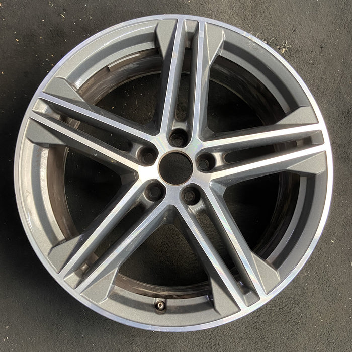 20" AUDI Q5 21 20x8 , 5 spoke, star design Original OEM Wheel Rim - Additional View