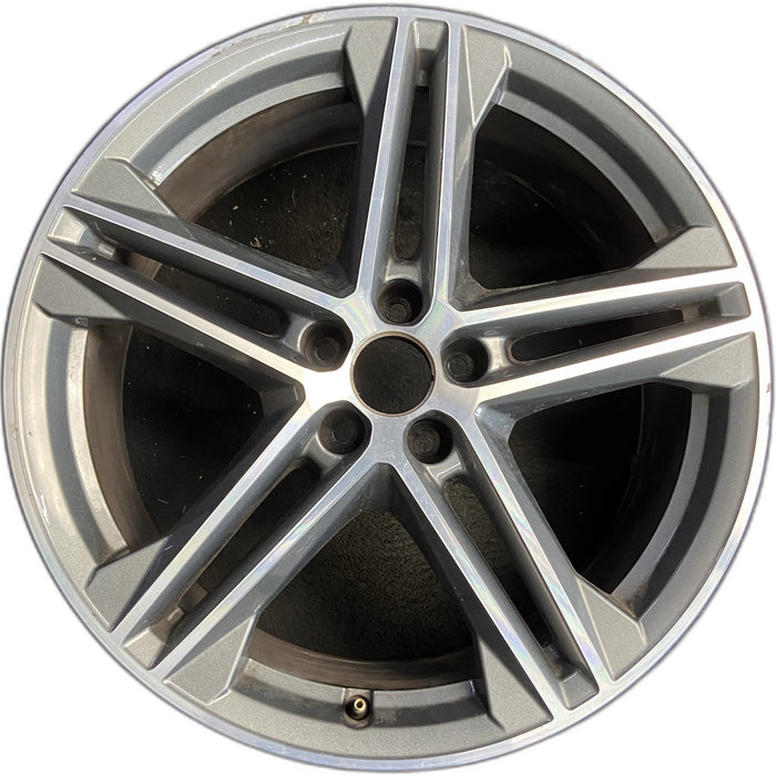 20" AUDI Q5 21 20x8 , 5 spoke, star design Original OEM Wheel Rim - Front View