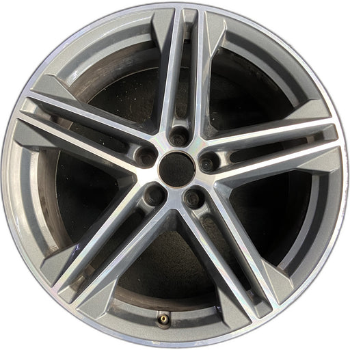 20" AUDI Q5 21 20x8 , 5 spoke, star design Original OEM Wheel Rim - Front View