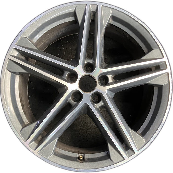 20" AUDI Q5 21 20x8 , 5 spoke, star design Original OEM Wheel Rim - Front View