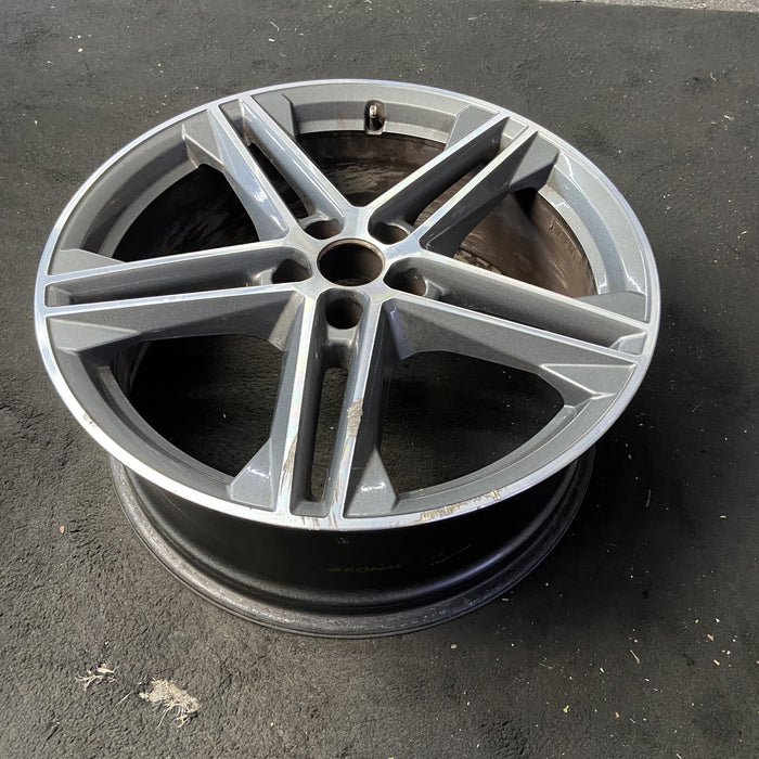20" AUDI Q5 21 20x8 , 5 spoke, star design Original OEM Wheel Rim - View 8
