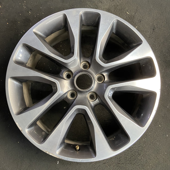20" GRAND CHEROKEE 17 20x8, 5 spoke , w/o 75th Anniversary package; polished - Additional View
