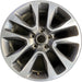 20" GRAND CHEROKEE 17 20x8, 5 spoke , w/o 75th Anniversary package; polished - Front View