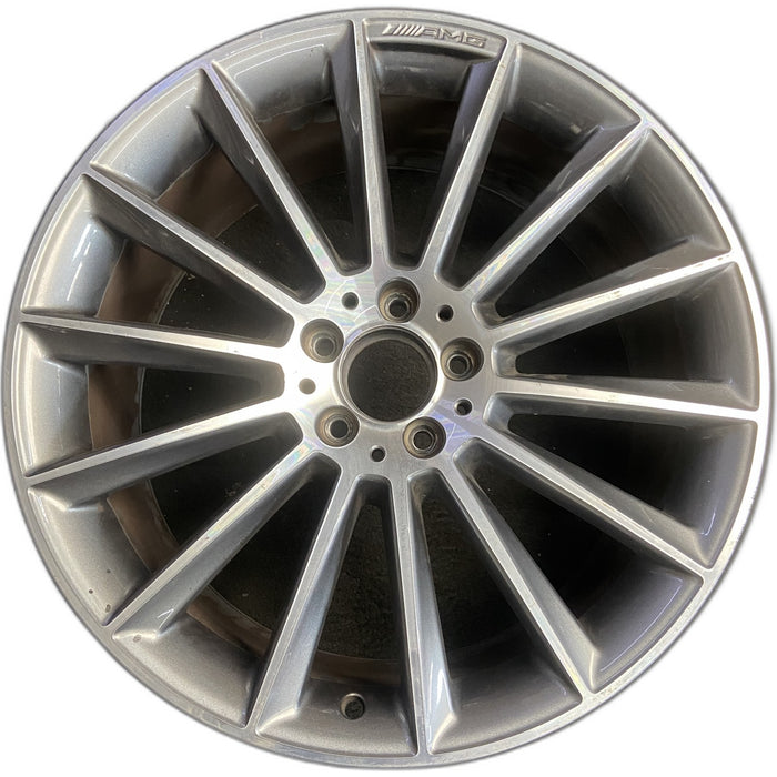 20" MERCEDES E-CLASS 17 213 Type, Sedan, E400, 20x9, 14 spoke Original OEM - Front View